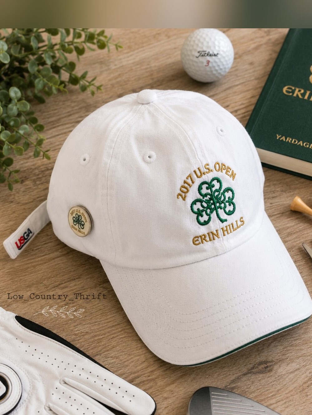 2017 U.S. Open Erin Hills USGA Member White Golf Hat Cap Ball Marker NWT